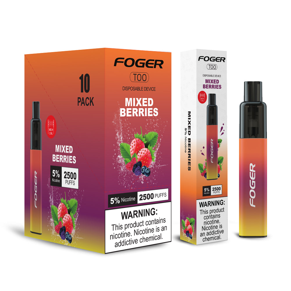 FOGER TOO Disposable 2500 Puffs