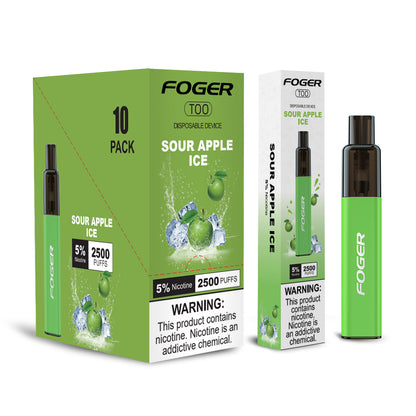 FOGER TOO Disposable 2500 Puffs